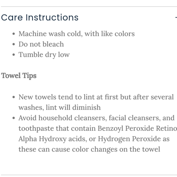 The Company Store set of 4 Washcloths/ Fingertip Towels - Picture 6 of 7